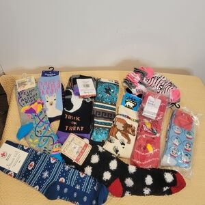New 10 sock bundle. Different sizes